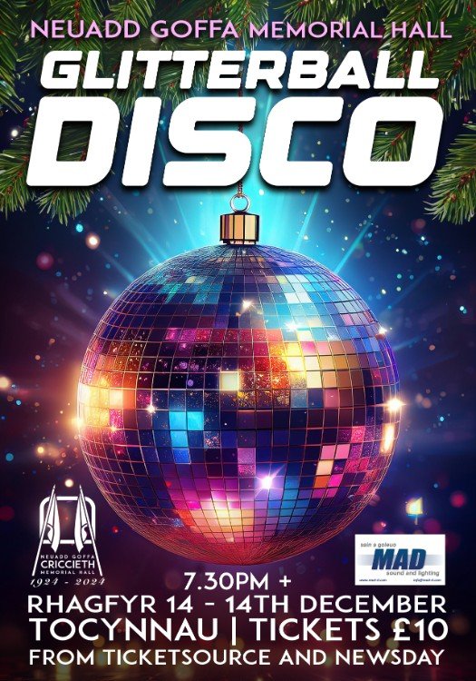 Glitter Ball Christmas Disco 